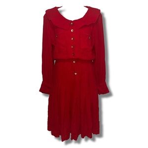 Vtg Union Made Oscar De La Renta Dress